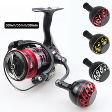 Load image into Gallery viewer, Lure Fishing Reel Aluminum Alloy Spherical Hollow-Out Handle Knob Universal Modification Accessories for Baitcast Spinning Reels Fishing Supplies
