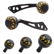 Load image into Gallery viewer, Lure Fishing Reel Aluminum Alloy Spherical Hollow-Out Handle Knob Universal Modification Accessories for Baitcast Spinning Reels Fishing Supplies
