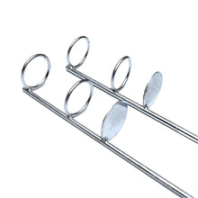 Load image into Gallery viewer, 1PC Double Ring Fishing Rod Holder Ground Spike Thickened Long-Distance Casting Rock Rod Stand Fishing Accessory
