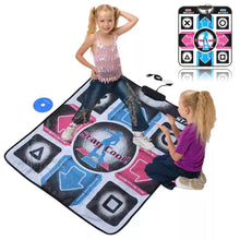 Load image into Gallery viewer, USB Wired Non-Slip Dance Mats Dancing Game Step Pad HD Foot Print Fitness Dancer Blanket for PC Dance Pad Indoor Gaming Pad
