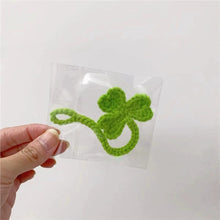 Load image into Gallery viewer, 1-Piece Hand-Knitted Crochet Leaf Bud Versatile Crochet Accessories and DIY Craft Cotton Yarn Ideal Corner Bookmarks

