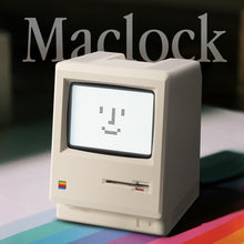 Load image into Gallery viewer, Retro Clock Creativity Maclock Alarm Clock Student Specific Wake Up Artifact Desktop Decor Electronic Display Alarm Clock

