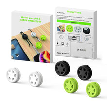 Load image into Gallery viewer, Magnetic Cable Organizer Adjustable Cable Clips Holder Adhesive Wire Keeper Cord Management for Car Home Office Under Desk
