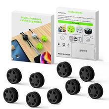 Load image into Gallery viewer, Magnetic Cable Organizer Adjustable Cable Clips Holder Adhesive Wire Keeper Cord Management for Car Home Office Under Desk

