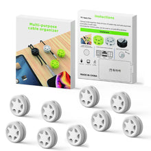 Load image into Gallery viewer, Magnetic Cable Organizer Adjustable Cable Clips Holder Adhesive Wire Keeper Cord Management for Car Home Office Under Desk
