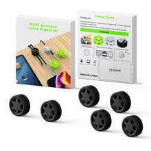 Load image into Gallery viewer, Magnetic Cable Organizer Adjustable Cable Clips Holder Adhesive Wire Keeper Cord Management for Car Home Office Under Desk
