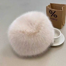 Load image into Gallery viewer, New Fluffy Fur Women's Winter Hat Winter Snow Ski Cap Female Faux Fur Thick Warm Windproof Hat Russian Hat Mink Fisherman's Hat
