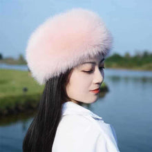 Load image into Gallery viewer, New Fluffy Fur Women's Winter Hat Winter Snow Ski Cap Female Faux Fur Thick Warm Windproof Hat Russian Hat Mink Fisherman's Hat
