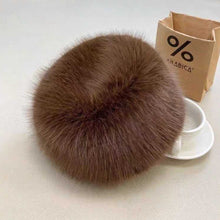 Load image into Gallery viewer, New Fluffy Fur Women's Winter Hat Winter Snow Ski Cap Female Faux Fur Thick Warm Windproof Hat Russian Hat Mink Fisherman's Hat
