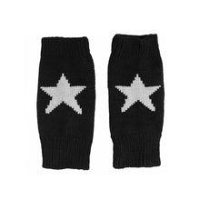 Load image into Gallery viewer, Autumn Winter Knitted Woolen Gloves Ins Fashion Y2K Men Women Half Finger Warm Five Pointed Star Fingerless Gloves Unisex
