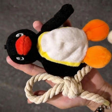 Load image into Gallery viewer, Cute Sling Rope Penguin Pendant Keychain Plush Doll Creative Funny Backpack Pendant Interior Decoration Small Gift
