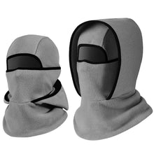 Load image into Gallery viewer, Thermal Balaclava with Integrated Neck Warmer Multi-function Ski Face Cover Snood Hood Balaclava Hat for Winter Sports Outdoor Cold Weather Protection
