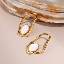 Load image into Gallery viewer, Fashion Light Luxury High-End Earrings Hollowed-Out Irregular Earrings Geometric Earrings Ear Stud Accessories Gift For Women
