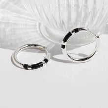 Load image into Gallery viewer, High-End Light Luxury Striped Earrings Retro Black Red Circle Earrings Women Accessories New Year Gift
