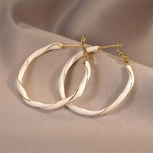 Load image into Gallery viewer, Retro Light Luxury Circle Earrings Red Geometric Shape Earrings Fashion Female Ear Accessories Gift Women
