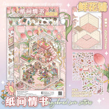 Load image into Gallery viewer, Scene Stickers Landscape Stickers Material Large Size Bakery Flower Shop Scrapbook DIY Decorative Stickers Toy Gift
