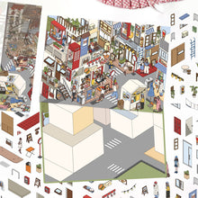 Load image into Gallery viewer, 3D Landscape Stickers Streetscape Scene Stickers DIY Scrapbook Sticker Decoration Toy Gift
