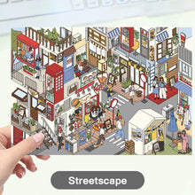 Load image into Gallery viewer, 3D Landscape Stickers Streetscape Scene Stickers DIY Scrapbook Sticker Decoration Toy Gift
