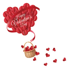 Load image into Gallery viewer, 3D Heart Shaped Wall Stickers Home Shop Restaurant Window Stickers Valentine's Day Decorations Festive Party Atmosphere Decoration
