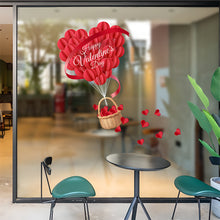 Load image into Gallery viewer, 3D Heart Shaped Wall Stickers Home Shop Restaurant Window Stickers Valentine's Day Decorations Festive Party Atmosphere Decoration
