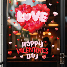 Load image into Gallery viewer, Romantic Heart Shaped Home Wall Stickers PVC Window Display Sticker Valentine's Day Festive Atmosphere Decoration
