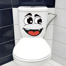 Load image into Gallery viewer, 4 Sheets/Set Cartoon Funny Face Stickers Cute Face Self-Adhesive Wall Stickers Home Decoration Toilet Stickers
