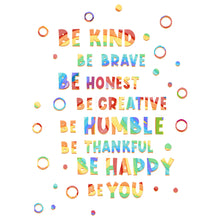 Load image into Gallery viewer, 3 Sheets/Set Colorful Wall Stickers Self-Adhesive Motivational Slogan Wall Stickers Wall Home School Kindergarten Decoration
