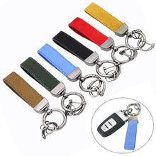Load image into Gallery viewer, Suede Webbing Strap Keychain Durable Key Strap Muti-Pendant Key Holder Keyfob Auto Keychain For Car Key Ring
