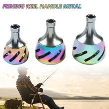 Load image into Gallery viewer, Fishing Reel knob Handle Metal Knob Reel Rocker Arm Grip Ergonomics Design DIY Modification Fishing Equipment Tackles
