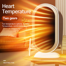 Load image into Gallery viewer, EU/US/UK Mini Electric Warm Air Heater Fan Safe PTC Ceramic Heating Auto Shut-off Portable Winter Household/Office/Bedroom Home Appliance
