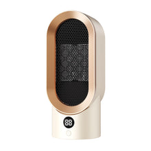 Load image into Gallery viewer, EU/US/UK Mini Electric Warm Air Heater Fan Safe PTC Ceramic Heating Auto Shut-off Portable Winter Household/Office/Bedroom Home Appliance
