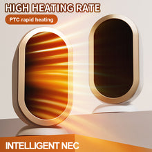 Load image into Gallery viewer, EU/US/UK Mini Electric Warm Air Heater Fan Safe PTC Ceramic Heating Auto Shut-off Portable Winter Household/Office/Bedroom Home Appliance
