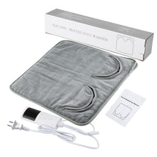 Load image into Gallery viewer, Electric Warm Heated Foot Mat Thermal Foot Comfort 9-Level Temperature Adjustment Timer Settings 36-55°C Elderly Office Cold Feet Foot Care
