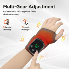 Load image into Gallery viewer, Electric Heating Wrist Massager Guard For Arthritis Discomfort Gamers Office Workers Pain Relief Sports Post-Workout Recovery Hand Care &amp; Therapy Device
