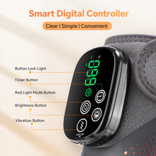 Load image into Gallery viewer, Electric Infrared Heating Knee Wrap Therapeutic Knee Massager 660nm 850nm Joint Pain Relief at Home For Chronic Pain Sufferers Arthritis &amp; Stiffness Management
