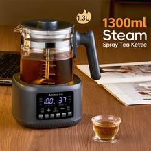 Load image into Gallery viewer, AU Plug Full-Automatic Steam Tea Maker Modern Electric Wellness Teapot Intelligent Temperature Control Household Office Desktop Tea Brewer Set
