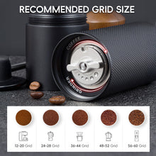 Load image into Gallery viewer, Manual Coffee Grinder Espresso Adjustable Hand Coffee Bean Mill 5/6/7-Core Professional Home Travel Office Use For Coffee Enthusiasts Home Baristas
