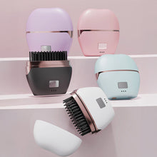 Load image into Gallery viewer, Mini Portable Wireless Straight Hair Comb Rechargeable Temperature Adjustable Dual-purpose Hair Straightener Curling Iron Hair Styling Tool
