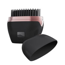 Load image into Gallery viewer, Mini Portable Wireless Straight Hair Comb Rechargeable Temperature Adjustable Dual-purpose Hair Straightener Curling Iron Hair Styling Tool
