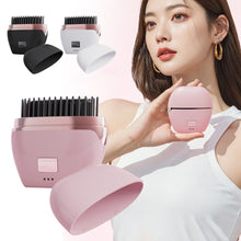 Load image into Gallery viewer, Mini Portable Wireless Straight Hair Comb Rechargeable Temperature Adjustable Dual-purpose Hair Straightener Curling Iron Hair Styling Tool
