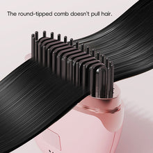 Load image into Gallery viewer, Mini Portable Wireless Straight Hair Comb Rechargeable Temperature Adjustable Dual-purpose Hair Straightener Curling Iron Hair Styling Tool
