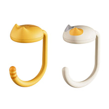 Load image into Gallery viewer, Kawaii Cat Tail Desk Hook Portable Detachable Bag Holder Adjustable Movable Table Side Clamp Multifunctional Organizer for Home School Dormitory Office Travel
