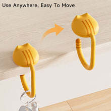 Load image into Gallery viewer, Kawaii Cat Tail Desk Hook Portable Detachable Bag Holder Adjustable Movable Table Side Clamp Multifunctional Organizer for Home School Dormitory Office Travel
