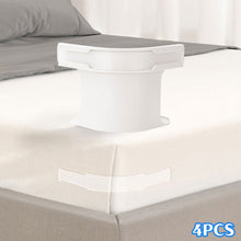Load image into Gallery viewer, 4Pcs Heavy Duty Bed Sheet Holder Clips Bedspread Corner Tightener Non-Slip Sheet Locks Grippers Secure Fitted Sheet Straps Fit All Mattress Durable Reliable Protectors
