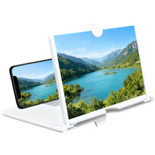 Load image into Gallery viewer, 12/10 Inch HD Mobile Phone Screen Amplifier Foldable Portable Video Magnifier Stand Bracket Smartphone Display Expander Phone Accessories
