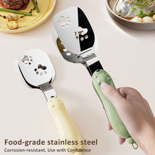 Load image into Gallery viewer, 2-in-1 Non Slip Durable Stainless Steel Spatula Tongs Heat Insulation Long Handle Barbecue Grill Food Serving Clamp Kitchen Accessories
