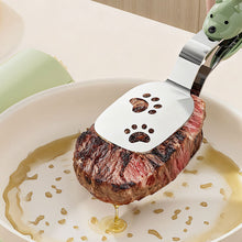 Load image into Gallery viewer, 2-in-1 Non Slip Durable Stainless Steel Spatula Tongs Heat Insulation Long Handle Barbecue Grill Food Serving Clamp Kitchen Accessories
