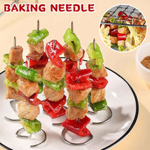 Load image into Gallery viewer, 10pcs Food Grade 304 Stainless Steel Vertical Grill Skewer Universal Accessories For Air Fryer Oven Baking Needle
