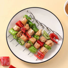Load image into Gallery viewer, 10pcs Food Grade 304 Stainless Steel Vertical Grill Skewer Universal Accessories For Air Fryer Oven Baking Needle
