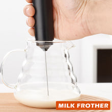 Load image into Gallery viewer, Portable Electric Milk Frother USB-C Rechargeable Silent Coffee Whisk Foam Maker For Cappuccino Latte Home Baristas Kitchen Stirrer
